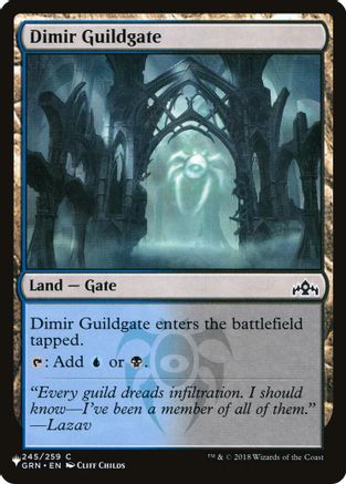 Dimir Guildgate  (LIST-245/259) - [The List Reprints] - Trinity Hobby