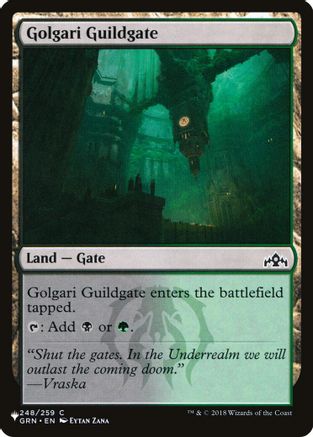 Golgari Guildgate  (LIST-248/259) - [The List Reprints] - Trinity Hobby