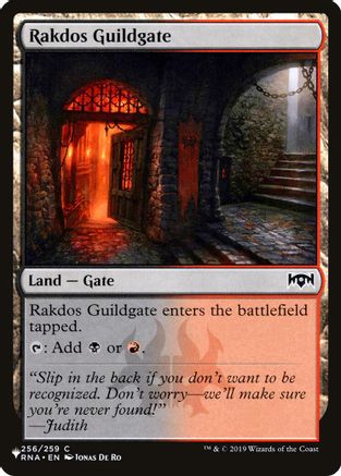 Rakdos Guildgate (256)  (LIST-256/259) - [The List Reprints] - Trinity Hobby