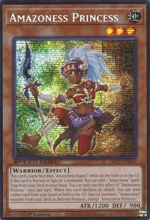 Amazoness Princess (PSR) [SBC2-ENH09] Prismatic Secret Rare - Trinity Hobby