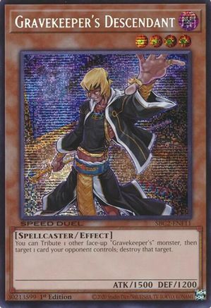 Gravekeeper's Descendant (PSR) [SBC2-ENF11] Prismatic Secret Rare - Trinity Hobby