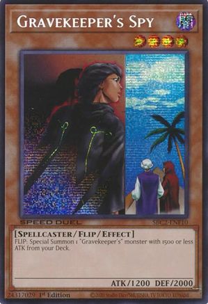 Gravekeeper's Spy (PSR) [SBC2-ENF10] Prismatic Secret Rare - Trinity Hobby