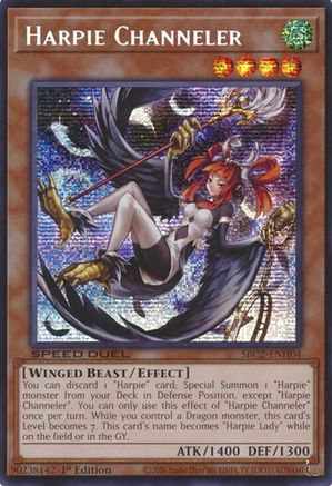 Harpie Channeler (PSR) [SBC2-ENH04] Prismatic Secret Rare - Trinity Hobby
