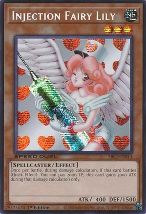 Injection Fairy Lily (PSR) [SBC2-ENI14] Prismatic Secret Rare - Trinity Hobby