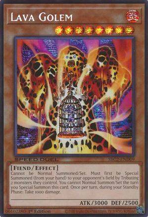Lava Golem (PSR) [SBC2-END09] Prismatic Secret Rare - Trinity Hobby