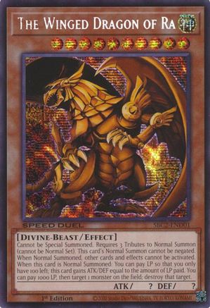 The Winged Dragon of Ra [SBC2-END01] Prismatic Secret Rare - Trinity Hobby