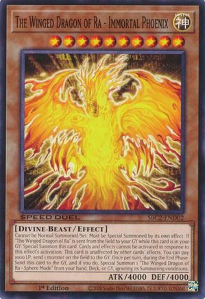 The Winged Dragon of Ra - Immortal Phoenix [SBC2-END02] Common - Trinity Hobby