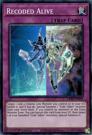 Recoded Alive (SR) [CRBR-EN060] Super Rare - Trinity Hobby