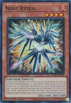 Node Ryzeal (SR) [CRBR-EN002] Super Rare - Trinity Hobby