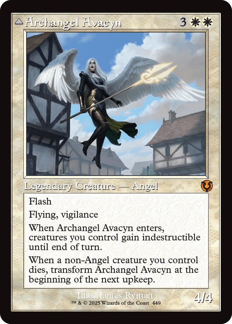 Archangel Avacyn // Avacyn, the Purifier (Retro Frame) [Innistrad Remastered] - Trinity Hobby