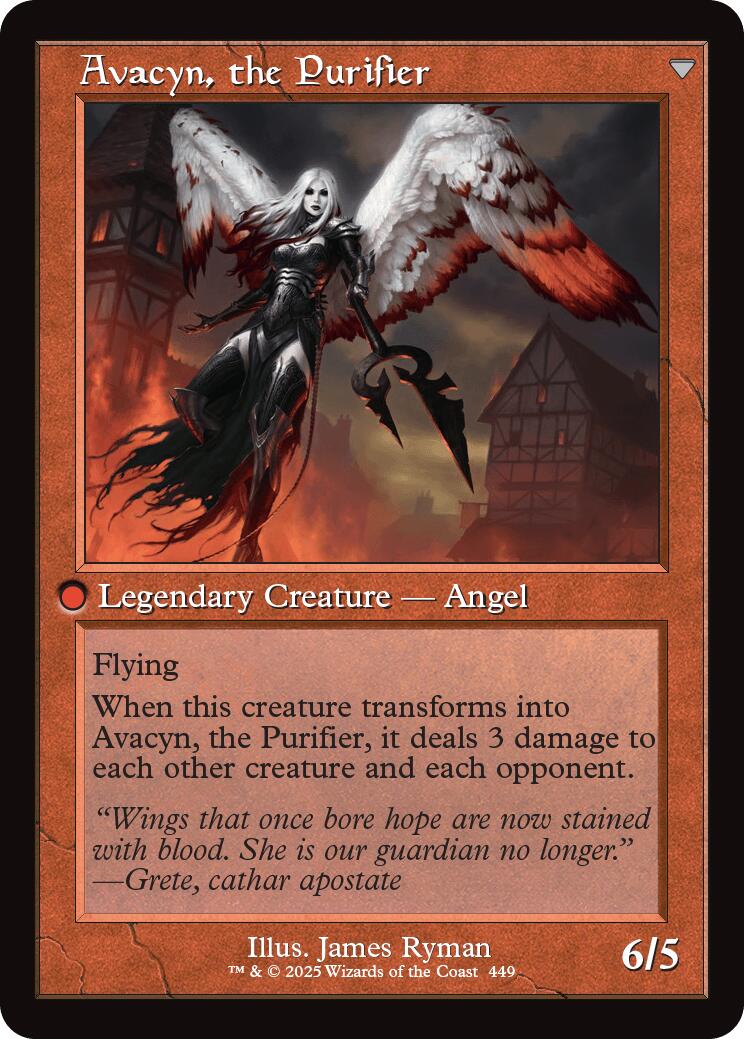 Archangel Avacyn // Avacyn, the Purifier (Retro Frame) [Innistrad Remastered] - Trinity Hobby
