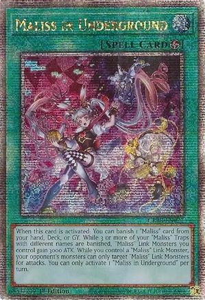 Maliss in Underground (Quarter Century Secret Rare) [CRBR-EN021] Quarter Century Secret Rare - Trinity Hobby