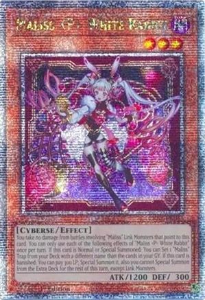 Maliss P White Rabbit (Quarter Century Secret Rare) [CRBR-EN015] Quarter Century Secret Rare - Trinity Hobby