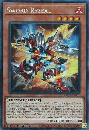 Sword Ryzeal [CRBR-EN001] Collector's Rare - Trinity Hobby