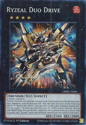 Ryzeal Duo Drive [CRBR-EN006] Collector's Rare - Trinity Hobby