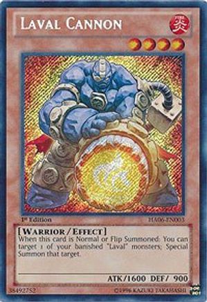 Laval Cannon [HA06-EN003] Secret Rare - Trinity Hobby
