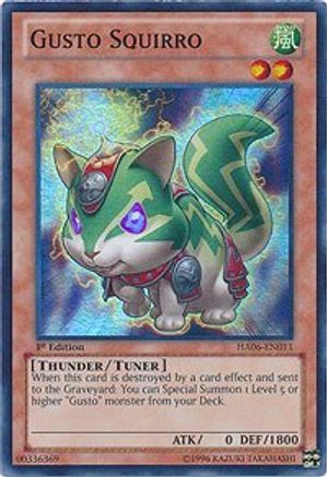 Gusto Squirro [HA06-EN011] Super Rare - Trinity Hobby