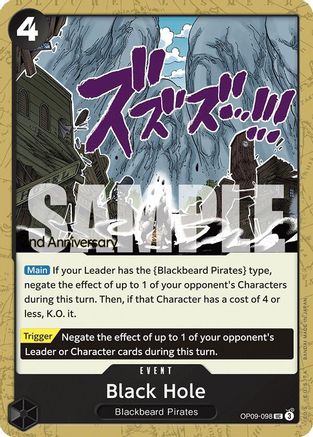 Black Hole (OP09-098) - [Emperors in the New World: 2nd Anniversary Tournament Cards]