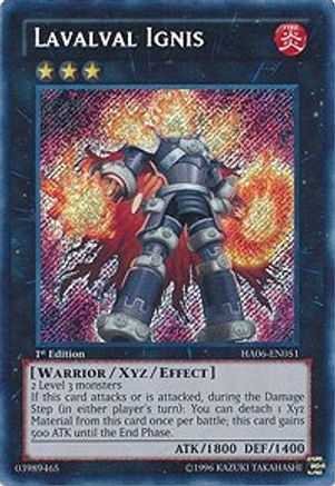 Lavalval Ignis [HA06-EN051] Secret Rare - Trinity Hobby