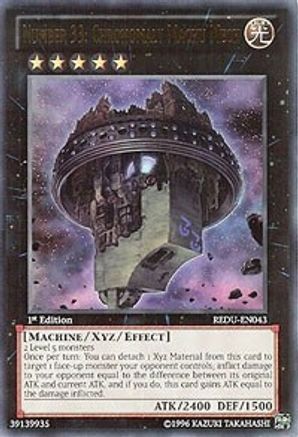 Number 33: Chronomaly Machu Mech [REDU-EN043] Ultra Rare - Trinity Hobby