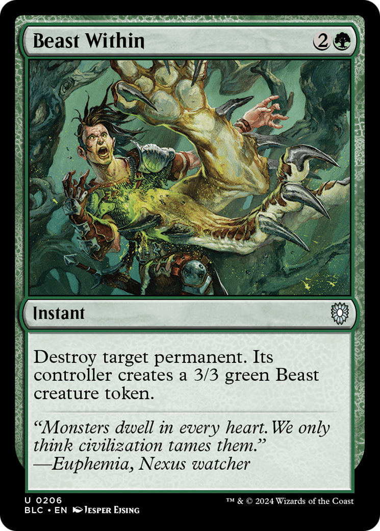 Beast Within [Bloomburrow Commander] - Trinity Hobby