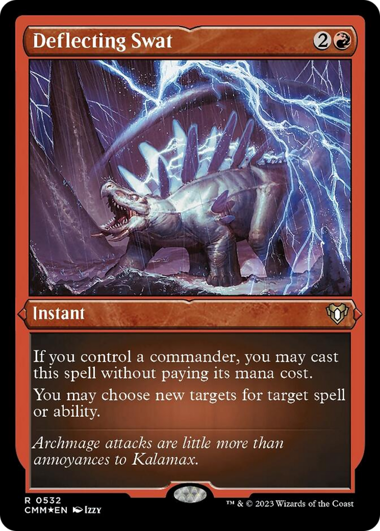Deflecting Swat (Foil Etched) [Commander Masters] - Trinity Hobby