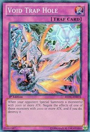 Void Trap Hole [REDU-EN076] Super Rare - Trinity Hobby