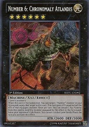 Number 6: Chronomaly Atlandis [REDU-EN092] Secret Rare - Trinity Hobby