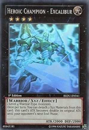 Heroic Champion - Excalibur [REDU-EN041] Ghost Rare - Trinity Hobby