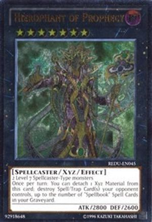 Hierophant of Prophecy [REDU-EN045] Ultimate Rare - Trinity Hobby