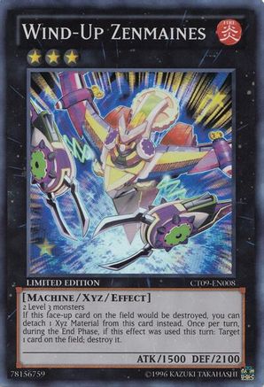Wind-Up Zenmaines [CT09-EN008] Super Rare - Trinity Hobby