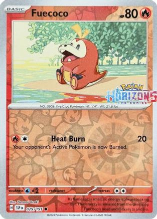 Fuecoco - (029/191) Reverse Holofoil [Miscellaneous Cards & Products]