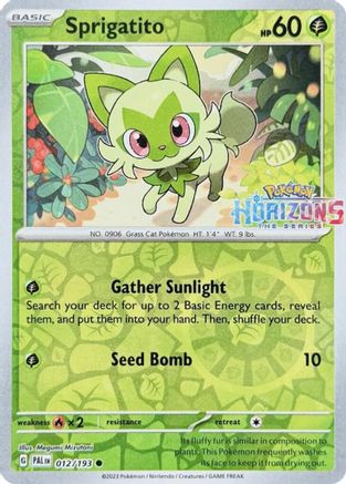 Sprigatito - (012/193) Reverse Holofoil [Miscellaneous Cards & Products]