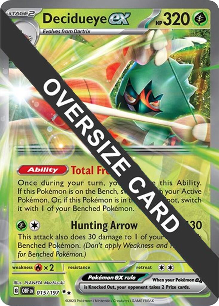 Decidueye ex (015/197) (Jumbo Card) [Miscellaneous Cards] - Trinity Hobby