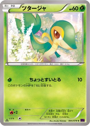 Snivy (Japanese)  005/078 - [XY10 Awakening Psychic King]