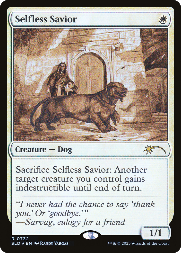 Selfless Savior (Sketch) [Secret Lair Drop Promos] - Trinity Hobby