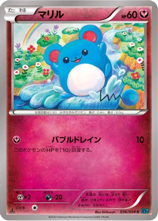 Marill (Japanese)  036/054 - [XY11Br Cruel Traitor]