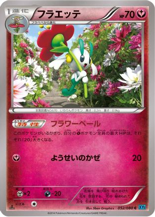 Floette (Japanese)  052/080 - [XY2 Wild Blaze]
