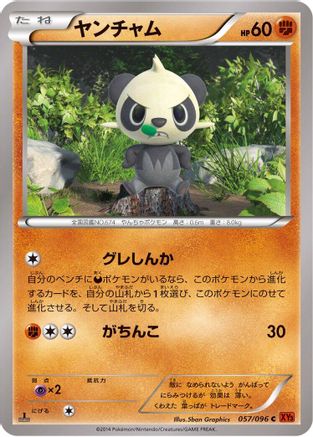 Pancham (Japanese)  057/096 - [XY3 Rising Fist]