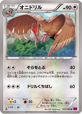 Fearow (Japanese)  067/088 - [XY4 Phantom Gate]