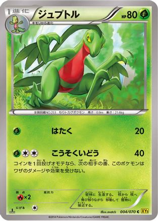 Grovyle (Japanese)  004/070 - [XY5Bg Gaia Volcano]