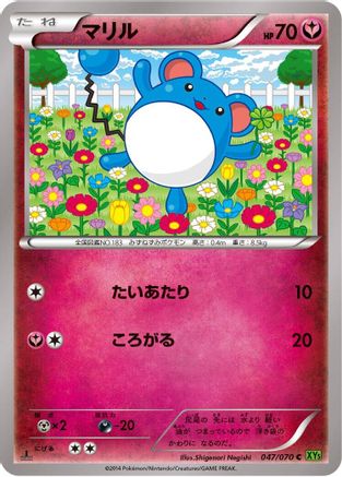 Marill (Japanese)  047/070 - [XY5Bt Tidal Storm]