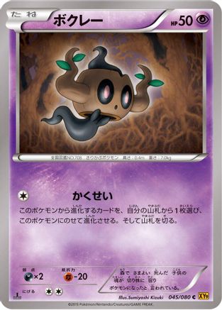 Phantump (Japanese)  045/080 - [XY9 Rage of the Broken Heavens]