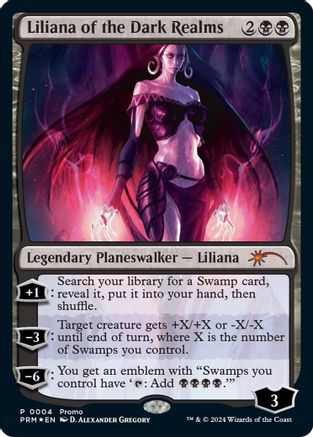 Liliana of the Dark Realms  [Foil]  (MEDIA-004) - [Media Promos] - Trinity Hobby