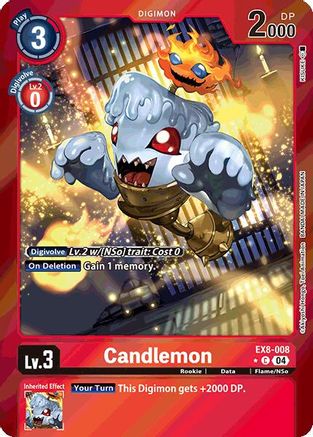 Candlemon [EX8-008] (Limited Foil) [Chain of Liberation] - Trinity Hobby