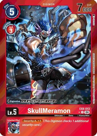 SkullMeramon [EX8-013] (Limited Foil) [Chain of Liberation] - Trinity Hobby