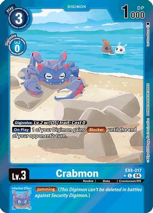 Crabmon [EX8-017] (Limited Foil) [Chain of Liberation] - Trinity Hobby