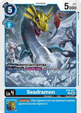 Seadramon [EX8-021] [Chain of Liberation] - Trinity Hobby