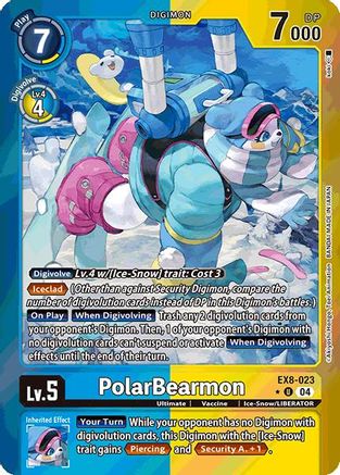 PolarBearmon [EX8-023] (Limited Foil) [Chain of Liberation] - Trinity Hobby