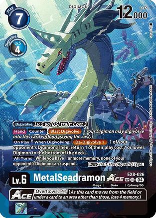 MetalSeadramon ACE [EX8-026] (Textured) [Chain of Liberation] - Trinity Hobby